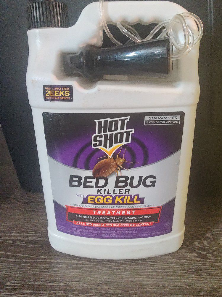 Hot Shot Bed Bug Spray Egg Killer Poison 