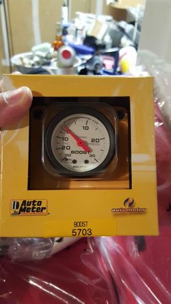 Autometer boost guage. New.