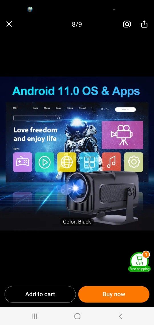Movie Mini Projector Fully Loaded