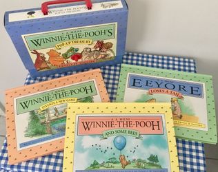 1996 - WINNIE the POOH pop up Treasury set of 3 books