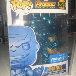 thanos blue chrome #289 funko pop 