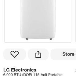 LG Portable Air Conditioner