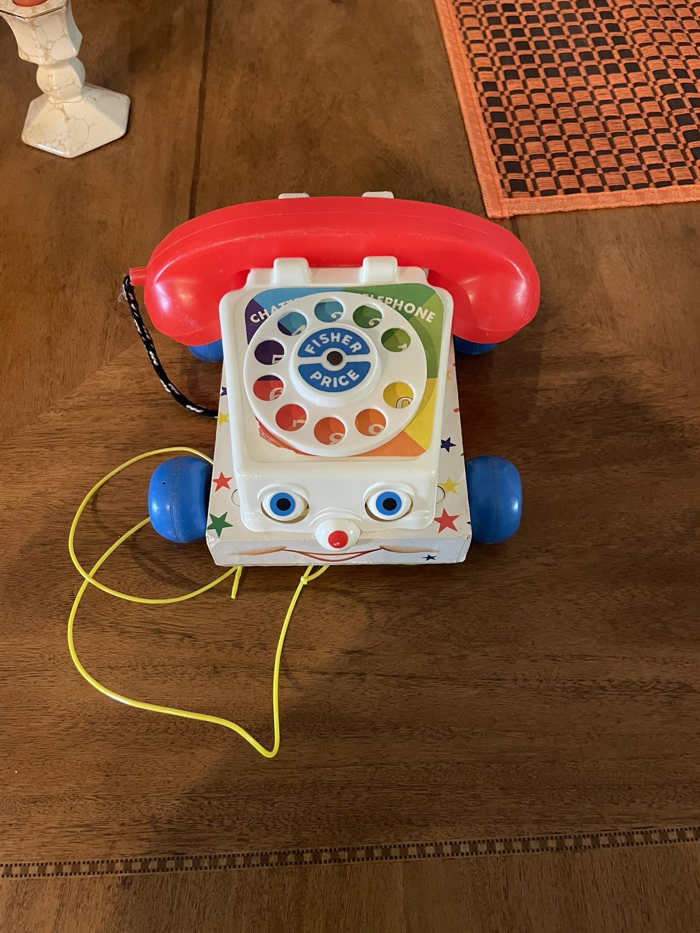 Vintage Fisher Price Chatter Phone Pull Toy