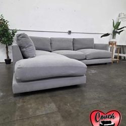 ‼️Liquidation Sale‼️ Haven 2-Piece Bumper Chaise Sectional( Free Delivery)