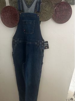 Dickies Boyfriend Fit Denim Bib Overalls