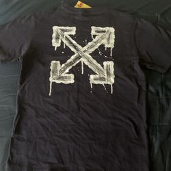 Dark blue and white Off White  Shirt