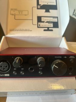 Focusrite Scarlett Solo (3rd Generation ) USB Audio Interface