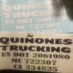 Decals US DOT