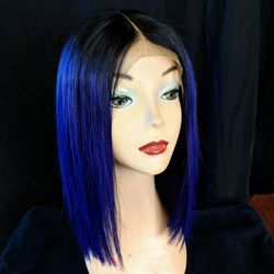 Front lace human hair Wig