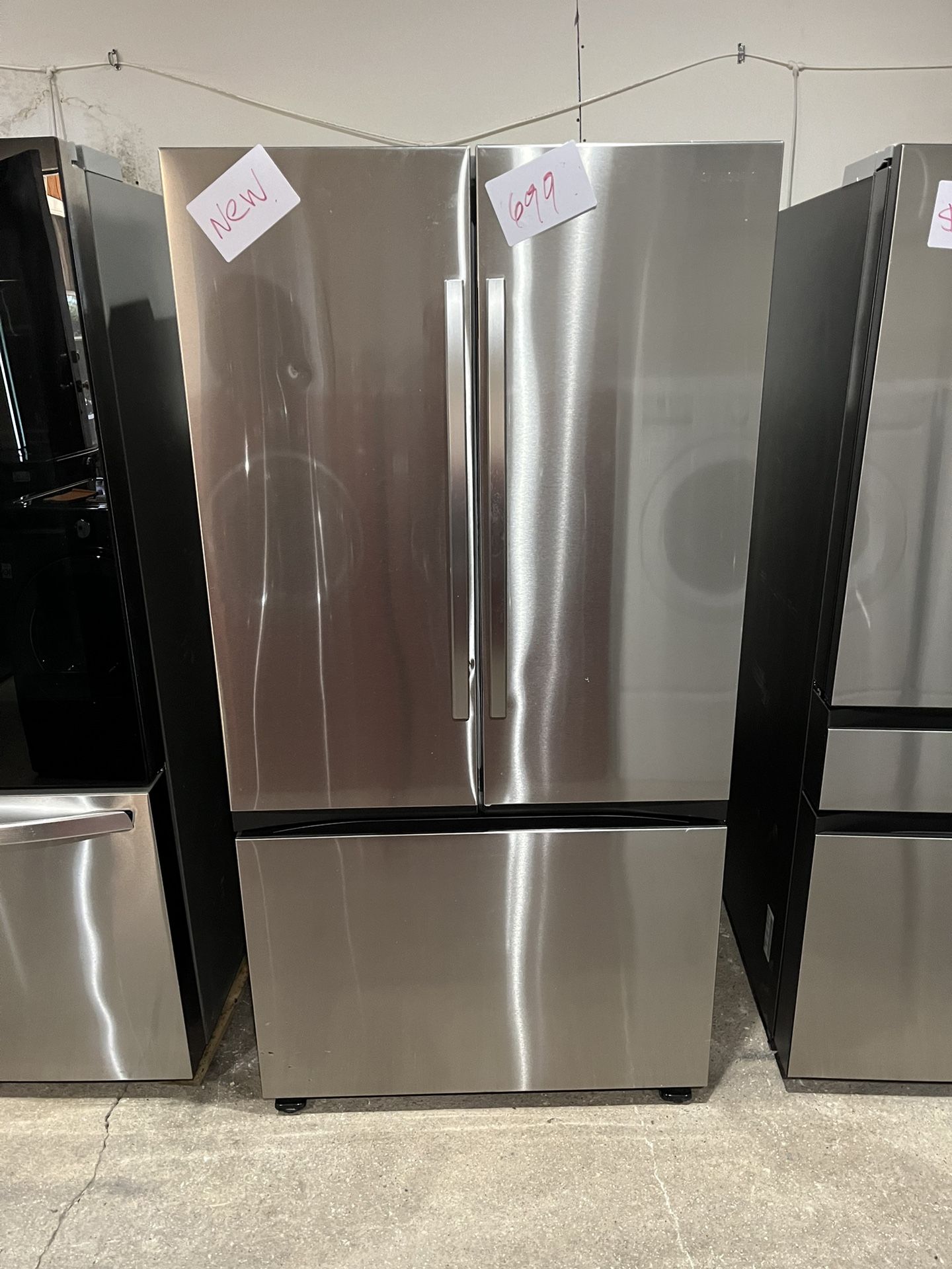 Stainless Steel Samsung Refrigerator ( New)