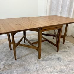 Wooden Drop Leaf Dining Table