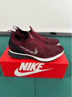 Nike Air Zoom Mariah Flyknit Racer Mens 9.5 Deep Burgundy 918264-600 Original Box Running