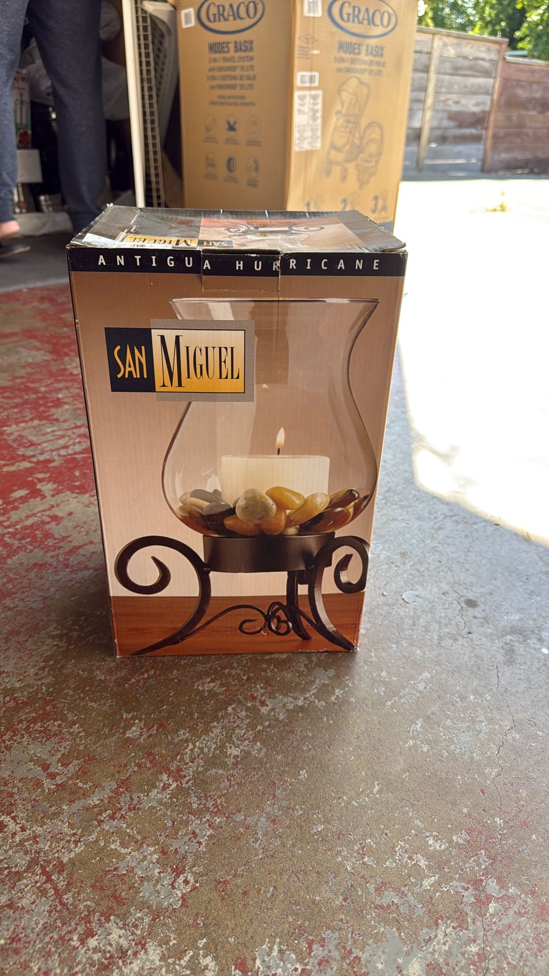 Glass Candle Holder