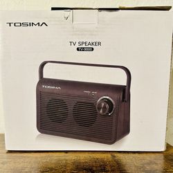Tosima TV-9000 Wireless TV Speaker,Portable TV Speaker 1000mAh Rechargable Battery,Compatible with All Audio Devices
