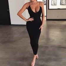 Black size small midi dress