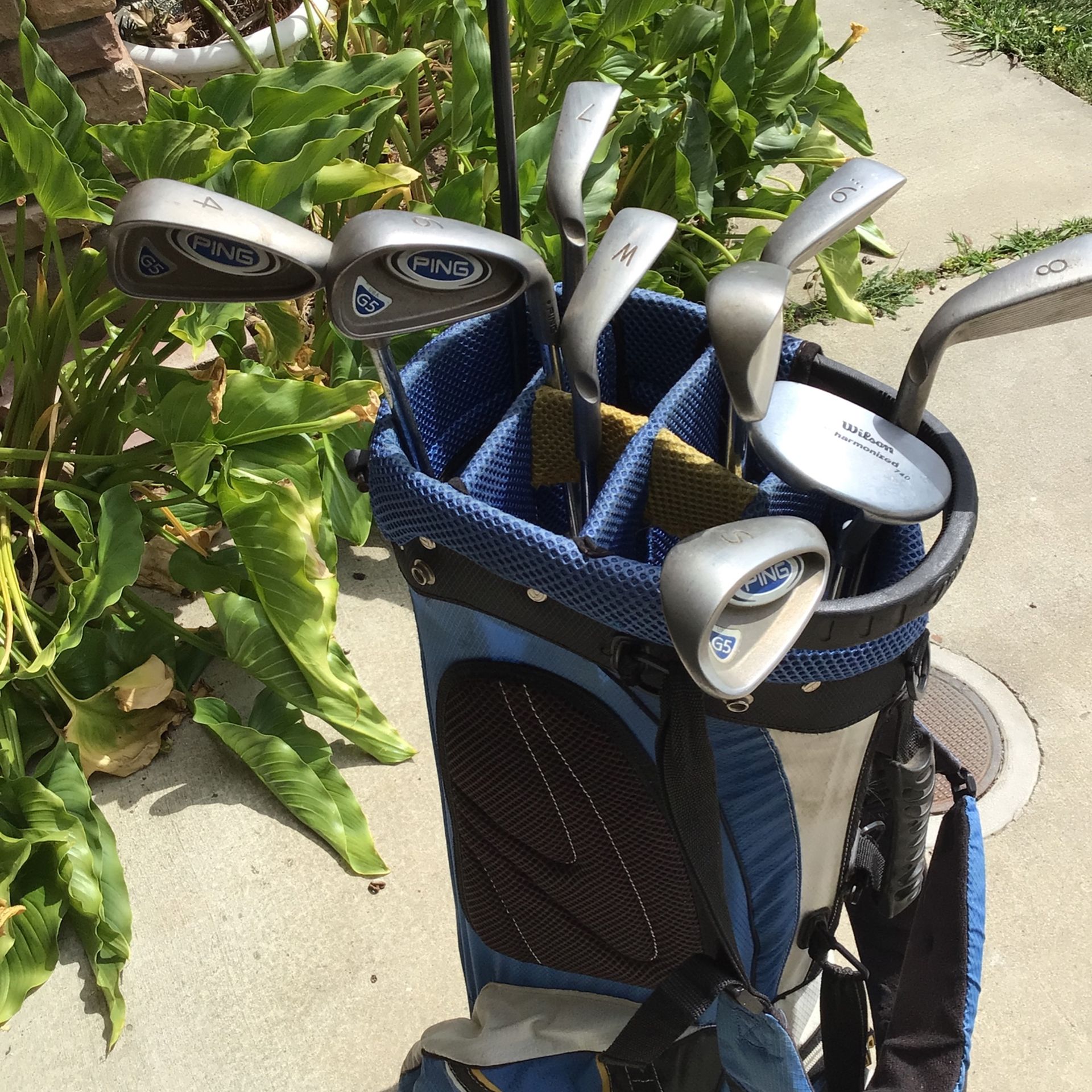 Ping G5 Iron Set Of Golf Club Ping Wadge Callaway Driver Nice Putter Taylor Made Bag Super Light Really good condition