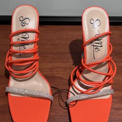 Brand New Orange Heels