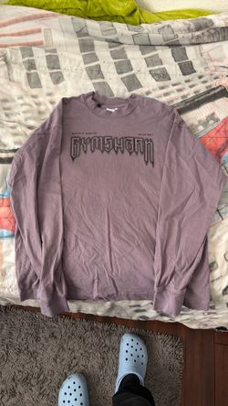 Gymshark Longsleeve Tee in Washed Purple Size Small