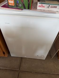 Freezer must go today