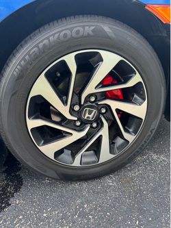 4 rims with tires size 16 Honda civic coupe sport