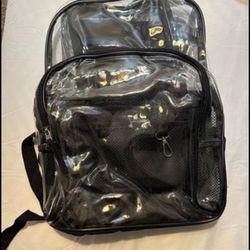 Clear Backpack 12x16”