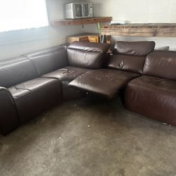 Full Couch Burgundy Set  .