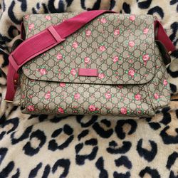 Gucci Rose Diaper Bag