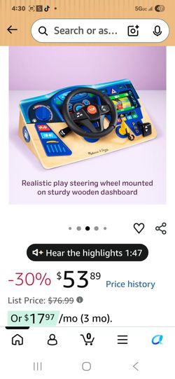 Melissa and doug interactive dashboard