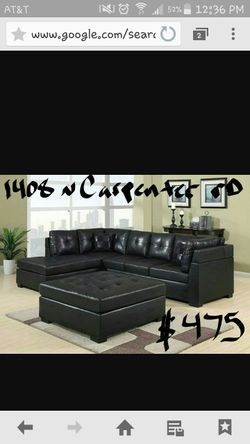 BONDED LEATHER SECTIONAL (BRAND NEW)