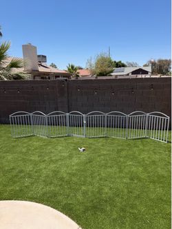 BHG 8 Panel Freestanding Pet Gate & Play Pen (35th Ave & Bell Rd)