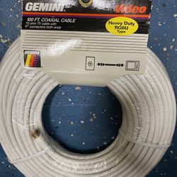 New Gemini 100ft. RG6U Coaxial Cable HD Digital Video Cable HD CCTV Satellite Antenna W6U100C