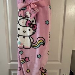 Hello Kitty Unicorn Blanket