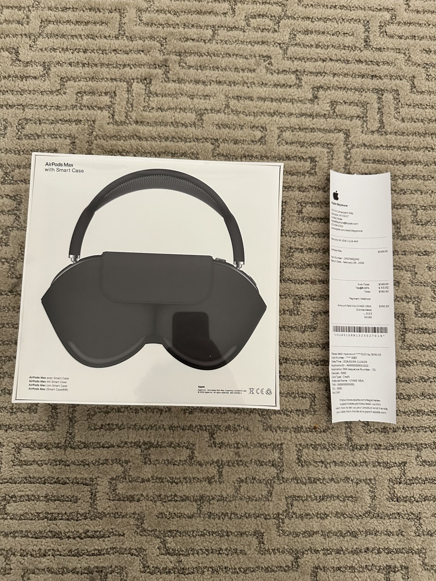 Apple AirPods Max (Space Gray) – New w/ Receipt