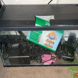 Small Fish tank With Accessories 