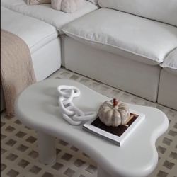 Gray Cloud Shaped Coffee Table