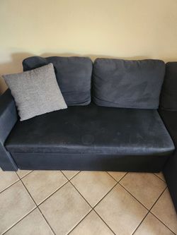 Black Ikea sofabed