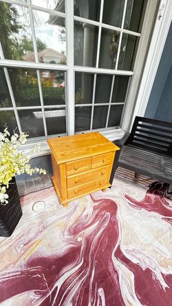 Wood night stand