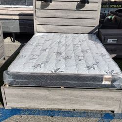 Super Deal 
5 Pcs Bedroom Set 
Light Grey 
Platform Bed 
Bed, 1 Night, Dresser, Mirror & Orthopedic Bamboo Matt 
Queen: $798 + Tax
FREE LOCAL DELIVERY