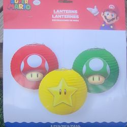 Super Mario Paper Lanterns