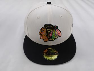 Chicago Blackhawks Basic New Era 59Fifty Fitted Hat Size 7 3/8