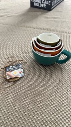 Addison York Ceramic Measuring Cups Set of 4