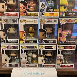 Funko Pop Lot (Stranger Things, Disney, Anime, Exclusives) – Mint