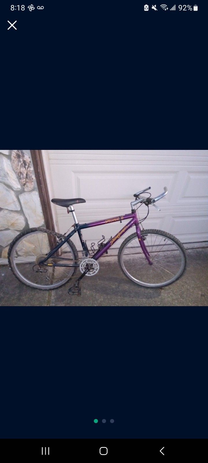 1993 Specialized Stuntjumper Bike Purple/Blue