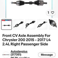 Chry 200 New Rt-Side CV-Axle 15-17’ See Photos