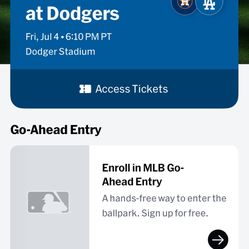 Dodgers Tickets July 4 