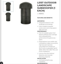 Sonance Underground Subwoofer