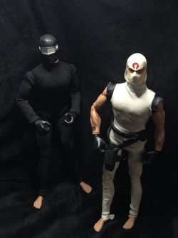 G.I Joe 2 ft tall Storm Shadow & Snake Eyes