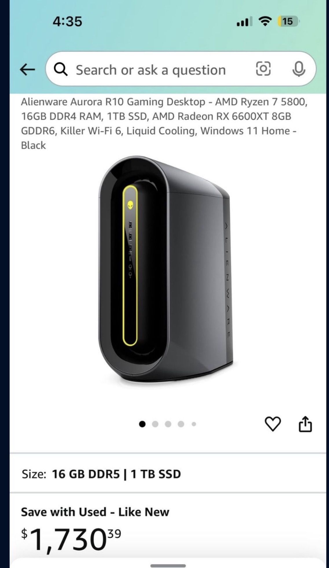 Alienware Aurora R10 