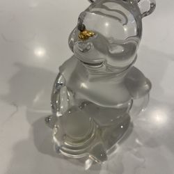 Rare,Lenox Crystal Pooh Bear