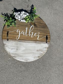 Wooden Gather Platter